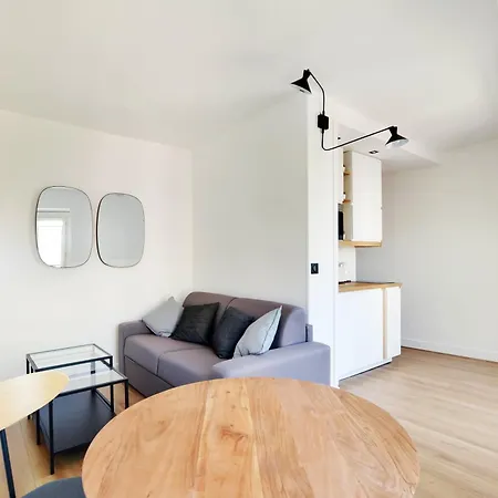 Superb Bright Studio Clichy Montmartre Paris Exterior photo