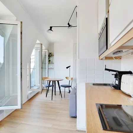 Superb Bright Studio Clichy Montmartre Paris Exterior photo